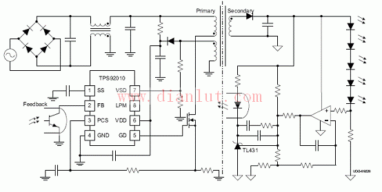 PS92010应用电路示意图  第1张