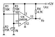 lm339引脚功能图及各类应用电路  第3张