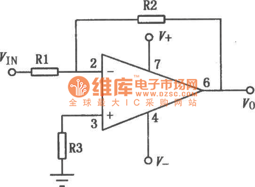 F107双电源通用型单运放电路图  第1张