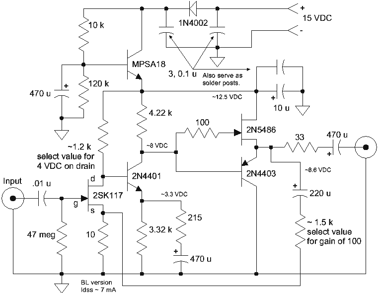 简单的 LM386 音频放大器  第1张