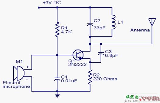 微型调频发射机电路  第1张