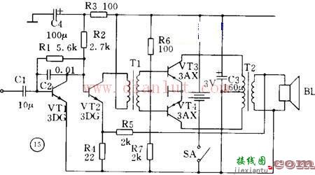 采用三极管设计收音机低放电路  第1张