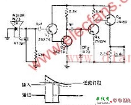 雷达信号对数放大器电路原理图  第1张