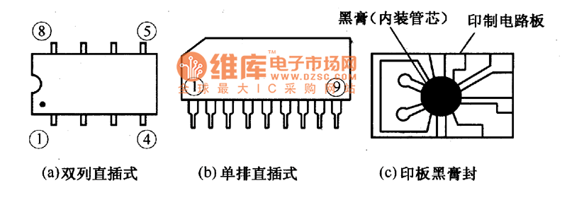 音乐集成电路的封装形式电路图  第1张