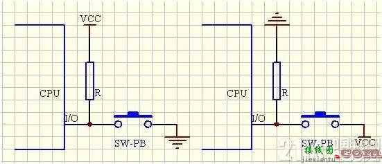 单片机的按键消抖与几种按键电路  第3张