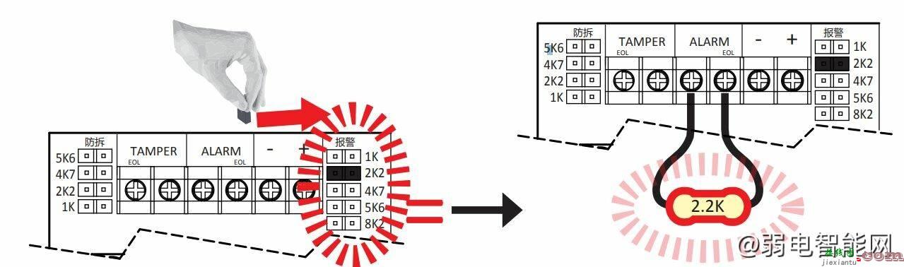 海康威视被动红外报警器接线图（海康DS-PDP18-EG2红外探测器怎么接线？）  第1张