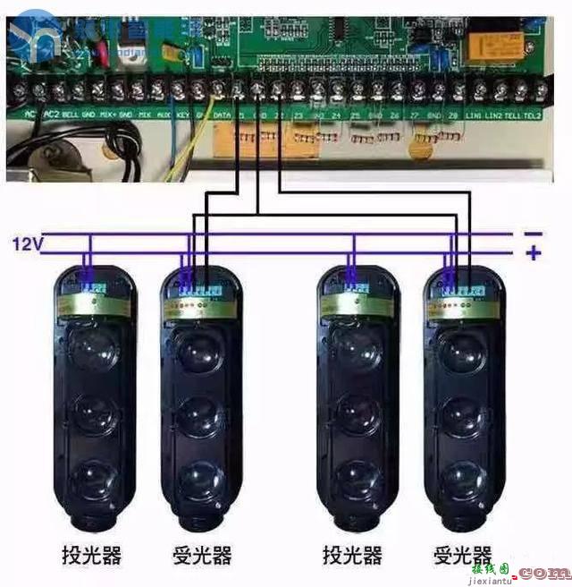 【干货】周界主动红外对射接线安装详细图解  第7张