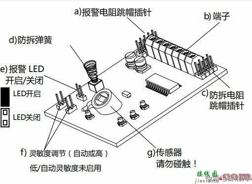 海康威视被动红外幕帘探测器接线图  第1张