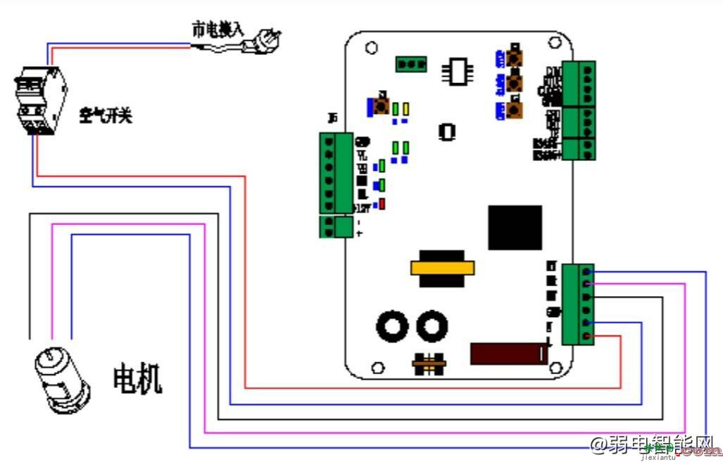 ZKTeco中控PB系列道闸接线图  第4张