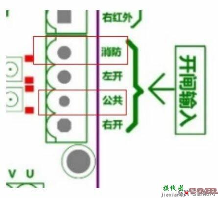 宇视QEL系列FG8401摆闸机接线图指导说明  第4张