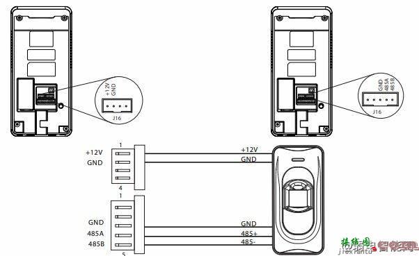 ZKTeco中控iface3门禁终端接线图（中控iface3⻔禁终端怎么接线？）  第4张