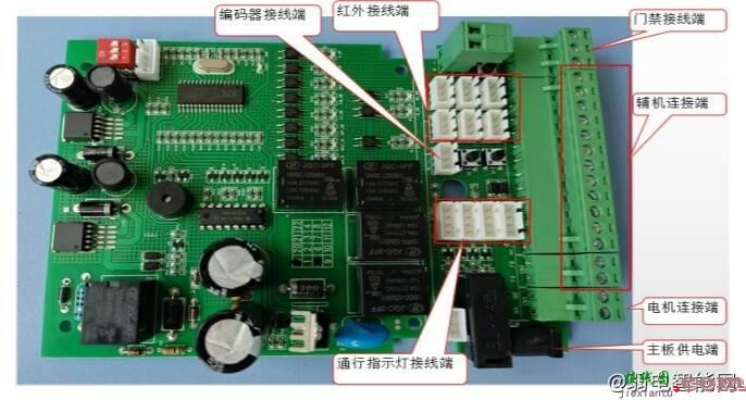 宇视DEL-511三辊闸、DEL-611翼闸速通门接线图接线教程  第4张