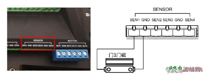 海康威视DS-K27M0X门禁控制器连接磁力锁、门磁、开门按钮、消防信号、读卡器的接线图接线方法  第8张