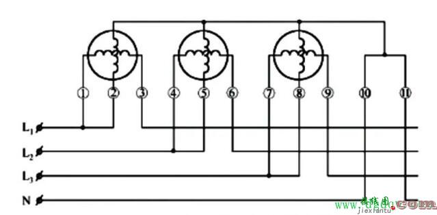 三相四线制电度表接线技巧  第1张