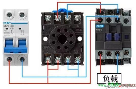 时间继电器在实际电路中的应用与接线方法  第4张