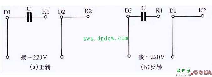单相电动机接线方法与注意事项  第1张
