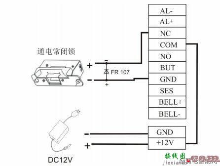 ZKTeco中控智慧SCR100门禁一体机怎么接线？  第3张