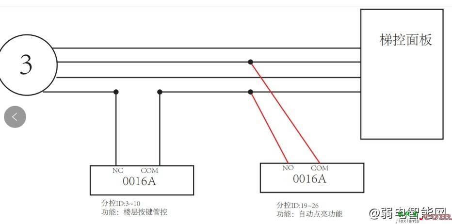 海康威视梯控DS-K2210自动模式怎么接线？  第2张