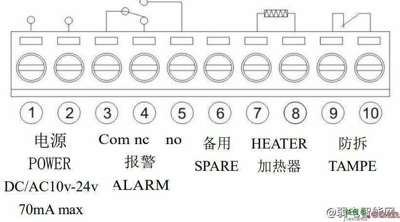 海康威视红外对射接线及拨码开关怎么接？  第1张