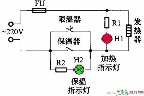 普通电饭锅接线实物图  第3张