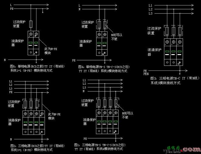 浪涌保护器接线图  第5张