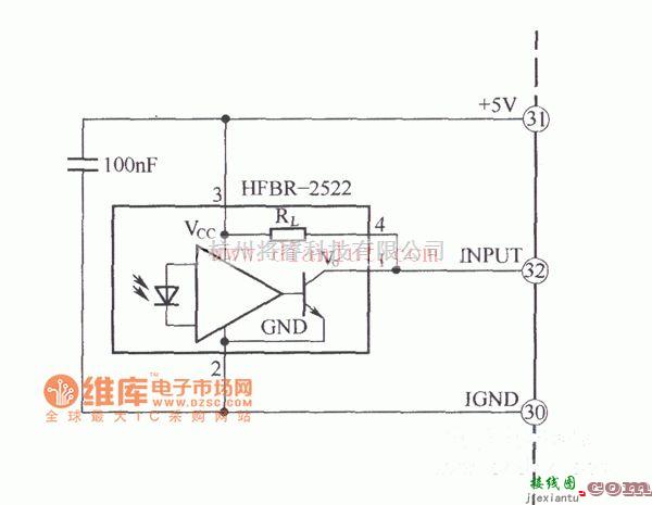 电源电路中的 采用IGBT电路设计光纤接收器布线图  第1张