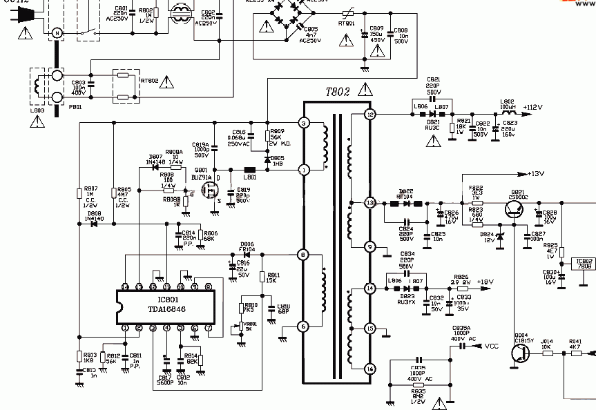 tcl电视机电路图，这些你都知道吗  第2张