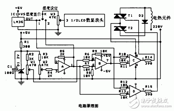 数显温控器电路图大全（五款数显温控器电路设计原理图详解）  第4张