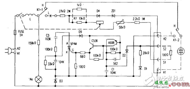 电热毯温控器电路图大全（八款电热毯温控器电路设计原理图详解）  第5张