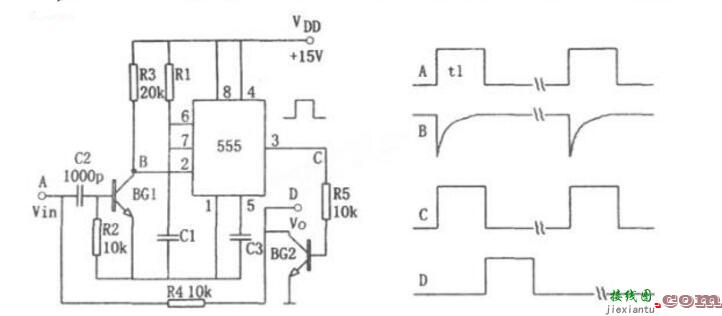 555电路产生不同波形有哪些_555定时器产生三种波形介绍 - 555集成电路大全  第7张