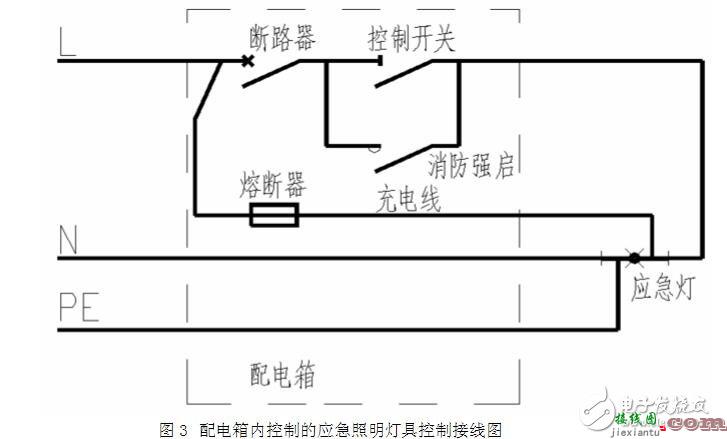 带蓄电池应急灯接线图详解  第3张