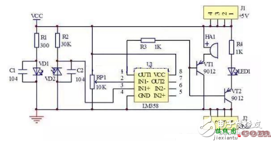 红外线报警器电路设计方案汇总（八款模拟电路设计原理图详解）  第3张