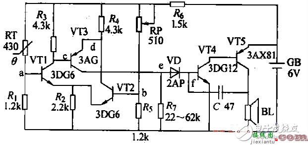 超温报警器电路设计方案汇总（六款模拟电路设计原理图详解）  第7张