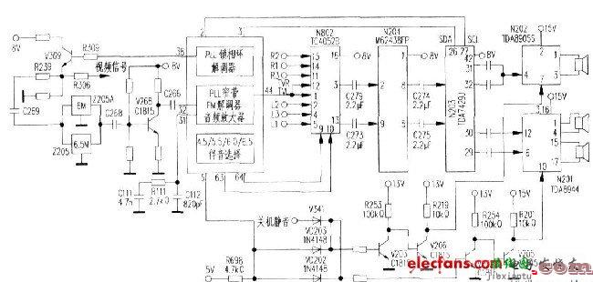 康佳K型大屏幕彩电伴音电路原  第1张