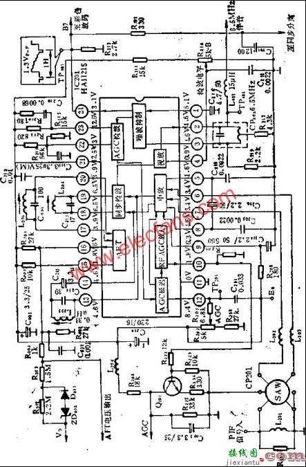 LH4501图象中放电路的应用电路图讲解  第8张