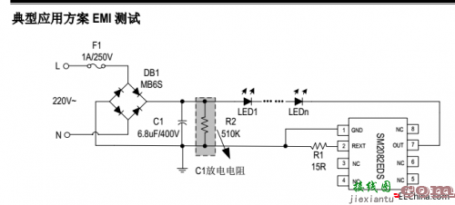 高压线性恒流芯片SM2082EDS性能指标和应用电路-电路图讲解-电子技术方案  第1张