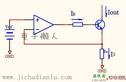 集成运放恒流源电路的效果图演示_基础硬件电路图讲解  第2张