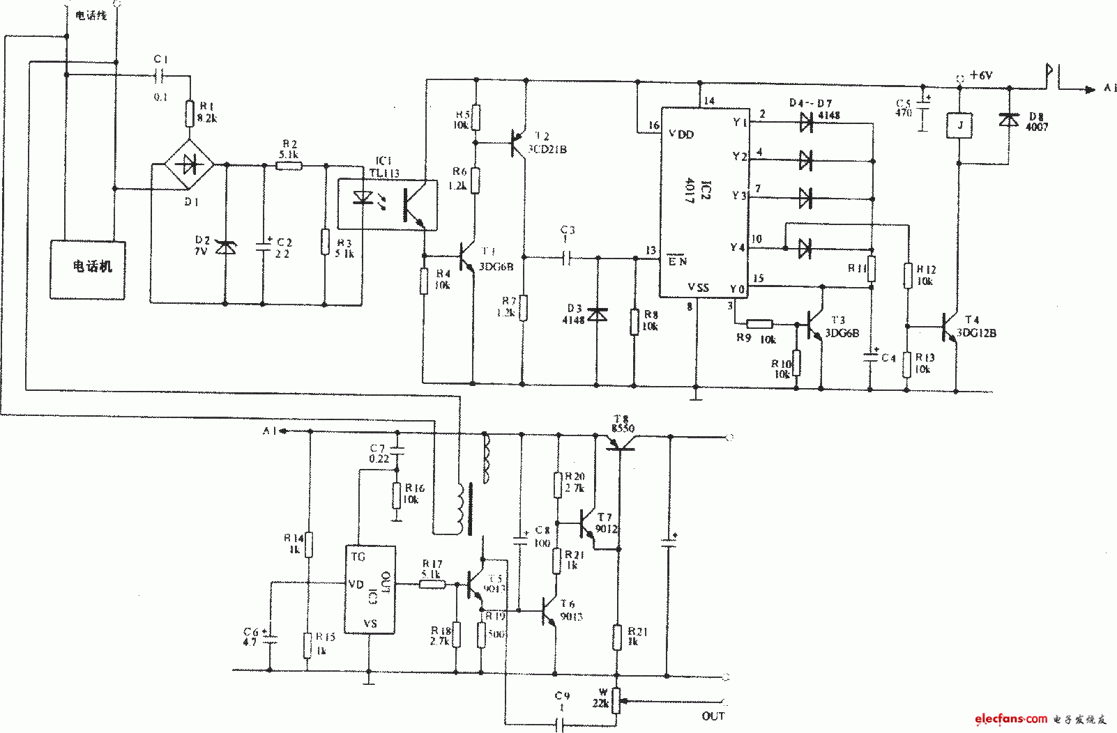 LED电压表电路  第2张