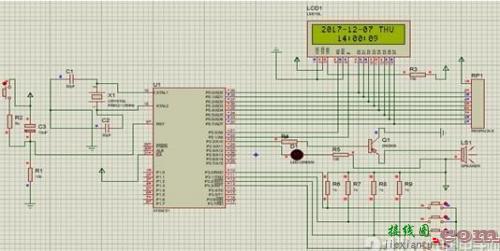 基于AT89S52和LCD1602的电子时钟设计-电路图讲解-电子技术方案  第4张