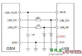 希姆通SIM868的参考设计接口的静电防护-电路图讲解-电子技术方案  第9张