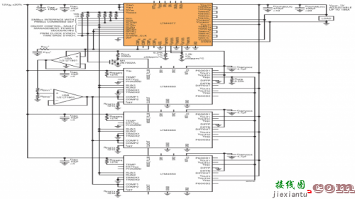 紧凑的 PCB 面积内也可实现高功率的数字控制与遥测功能-原理图|技术方案  第2张