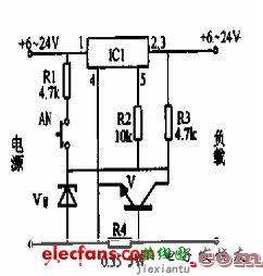 低压电器过流保护电子开关电_电子开关电路图讲解  第1张