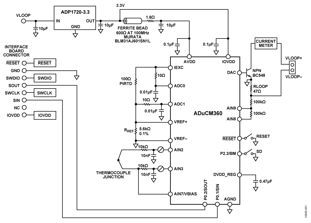 采用ARM Cortex-M3的12位、4-20mA环路供电型热电偶测量系统_温度传感器电路  第1张