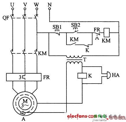电动机防水保护电路_电动机控制电路图讲解  第1张
