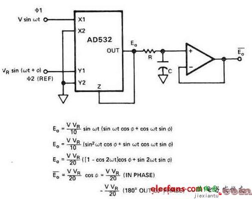 相位敏感的正弦信号探测器原_电工仪表电路图讲解  第1张