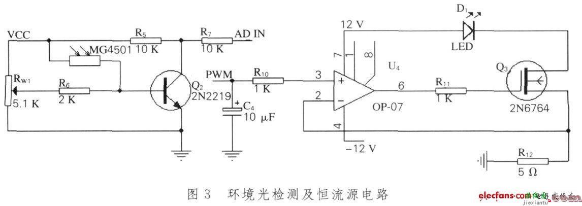 物体定位检测电路图讲解_光电测量电路  第2张