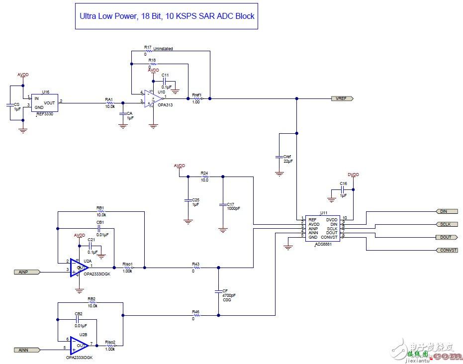 14位125MSPS四通道ADC电路图讲解（通过后端数字求和增强SNR性能）_电工基础电路图讲解  第14张
