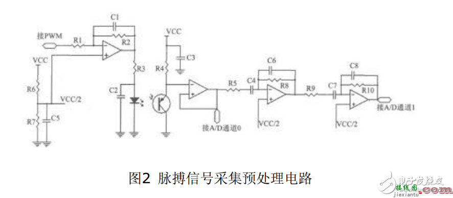 uPSD3234反射式红外心率检测仪电路设计_电工仪表电路图讲解  第1张