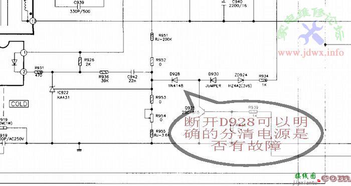 创维彩电6D90机芯29T61HT红灯亮不开机故障维修实例  第1张