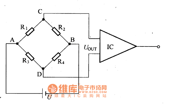 金属电阻应变片电桥电路图  第1张